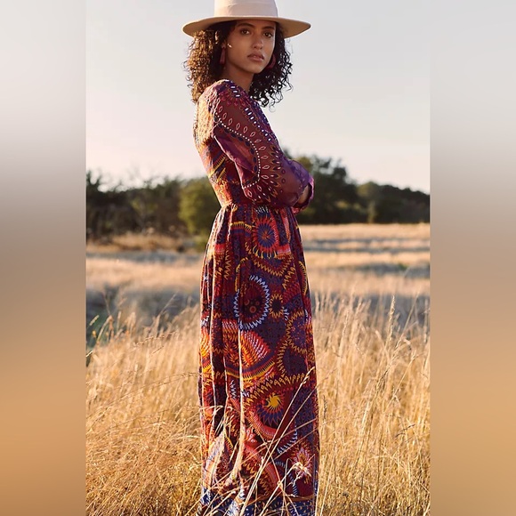 Anthropologie+ Maren Dress with embroidery - Picture 2 of 7